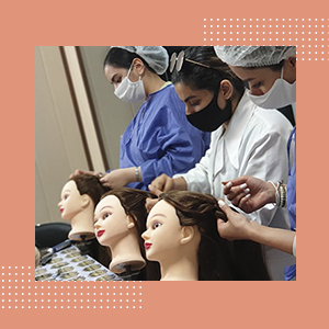 نمونه کار آموزشگاه زیبایی مهستان